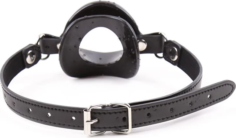 FETISH ADDICT MOUTH SHAPED GAG BLACK - ΦΙΜΩΤΡΟ ΣΕ ΣΧΗΜΑ ΣΤΟΜΑΤΟΣ