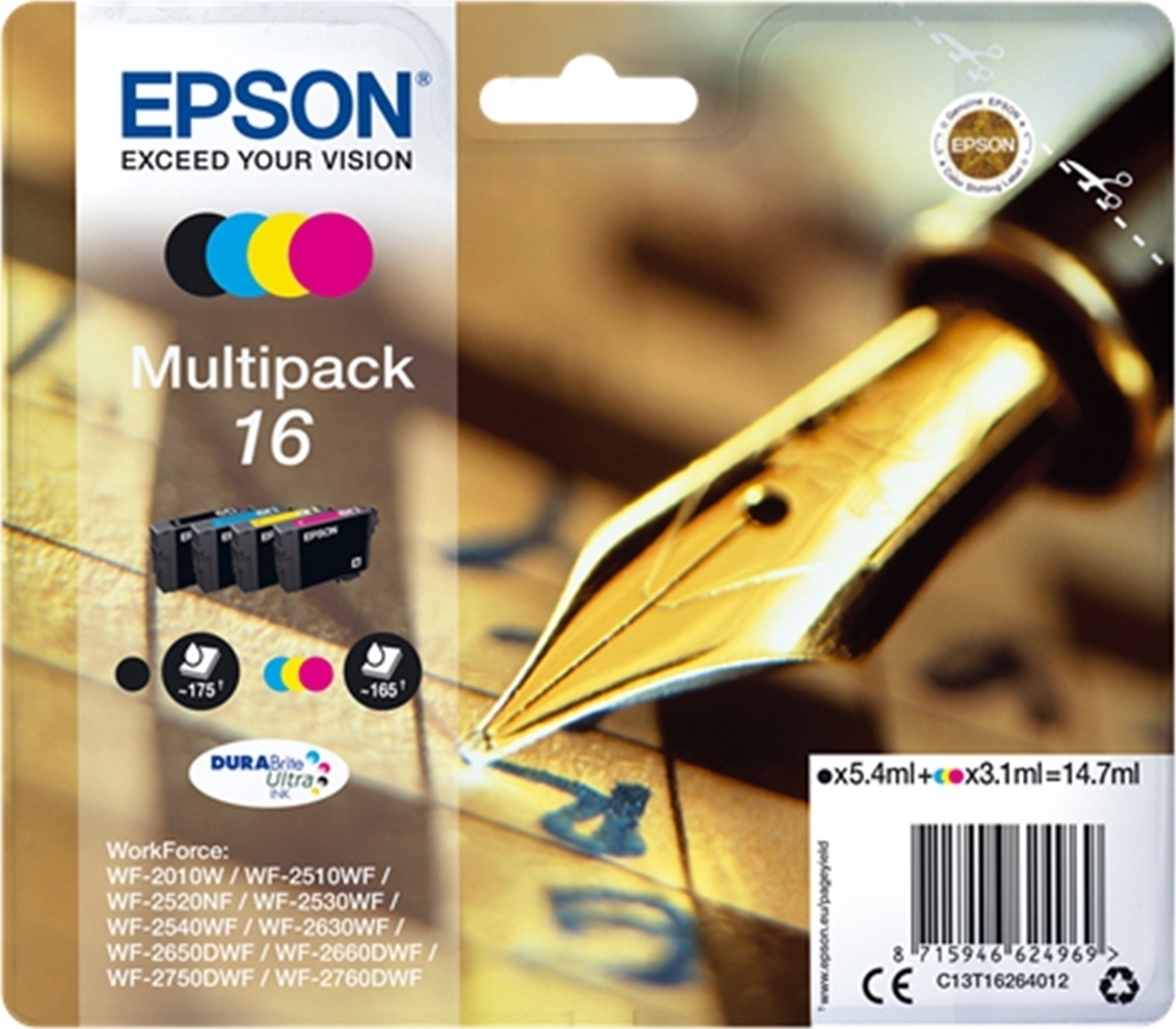 Epson 16 Multipack Color (C13T162640)