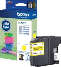 Brother LC221 Yellow (LC221Y)