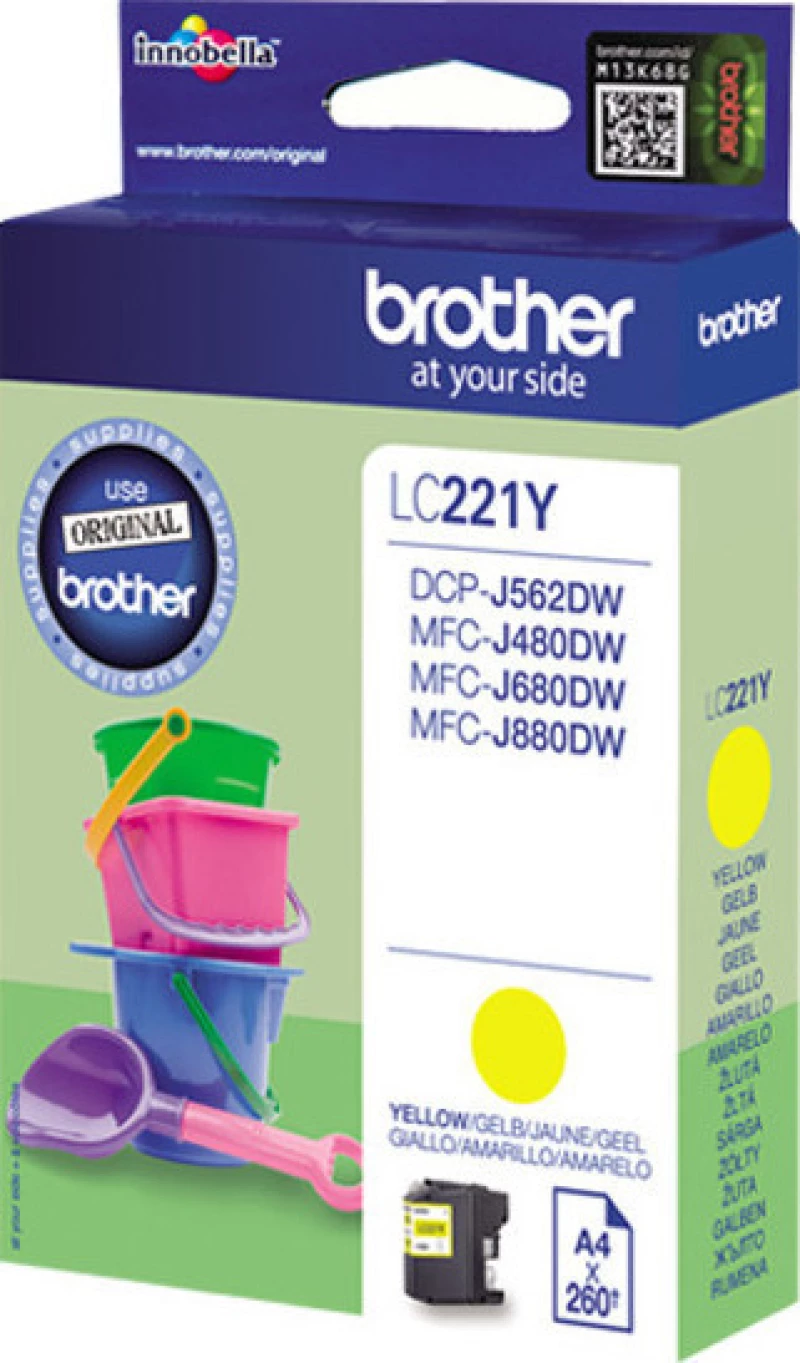 Brother LC221 Yellow (LC221Y)
