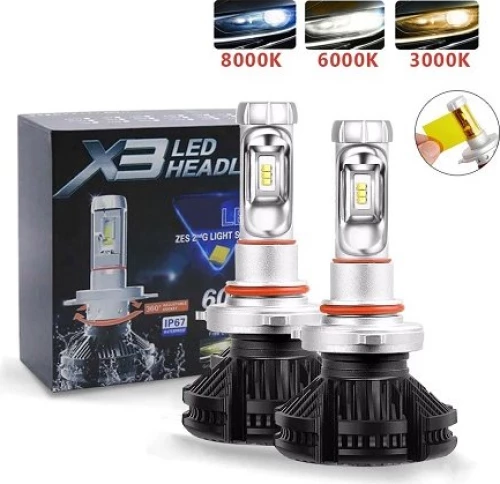 Λάμπες LED - H7 - 6000lm - 50W - 005506 - X3