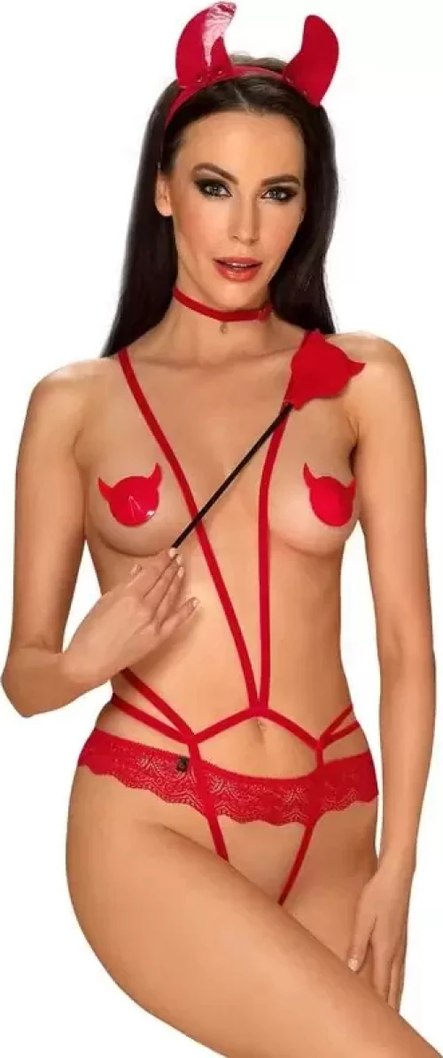 Obsessive Evilia Teddy Red OB9620