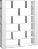 Βιβλιοθήκη 4 You Διπλής Όψεως Λευκή 168x40.5x206cm