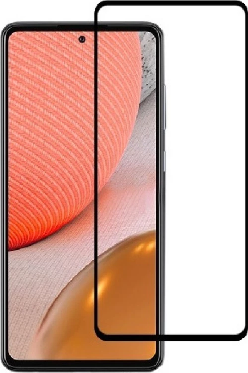 Full Cover Full Glue Προστασία Οθόνης Tempered Glass 9H για Samsung Galaxy A72 / A72 4G/5G - Μαύρο