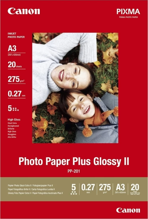 Canon PP-201 Photo Paper Plus ΙΙ A3 275gr 20 Φύλλα