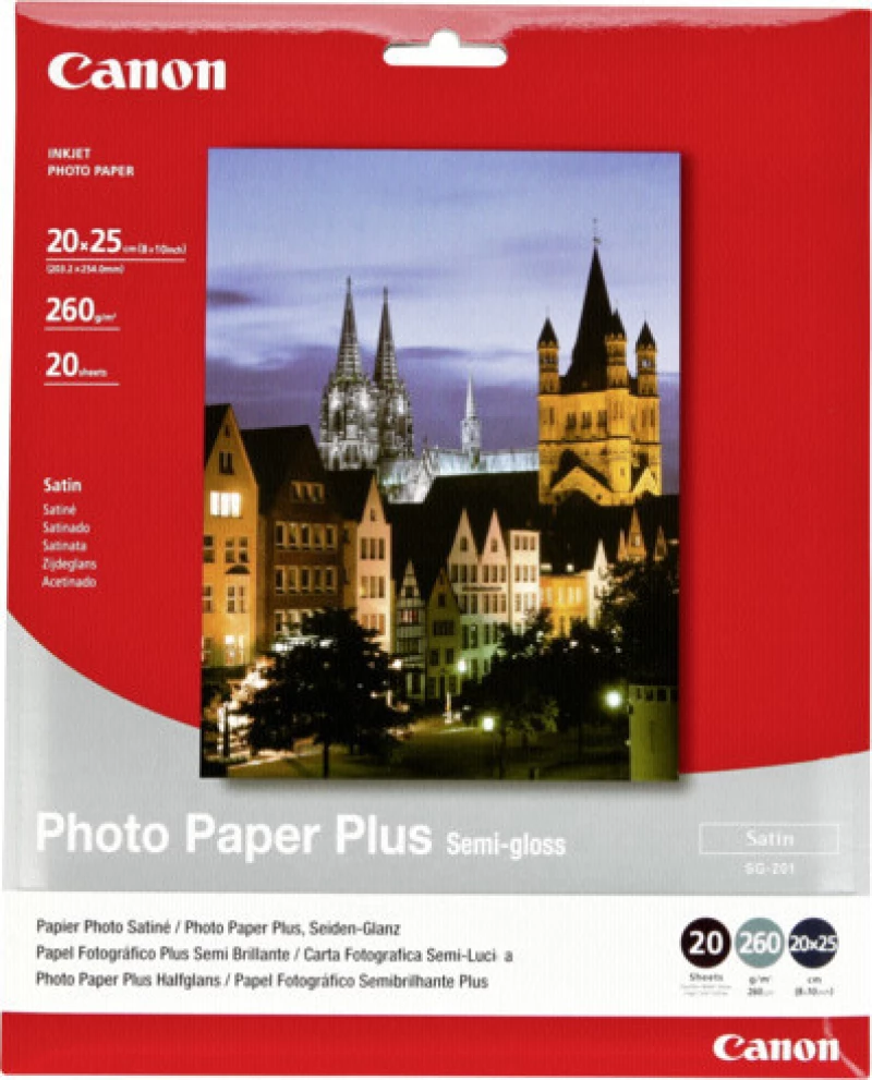 Canon SG-201 Photo Paper Plus 20x25 260gr 20 Φύλλα