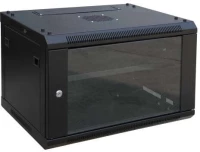 RACK03 KΑΜΠΙΝΑ ΕΠΙΤΟΙΧΙΑ ΜΕ ΓΥΑΛΙΝΗ ΠΟΡΤΑ 19" 9U (600X450X505)