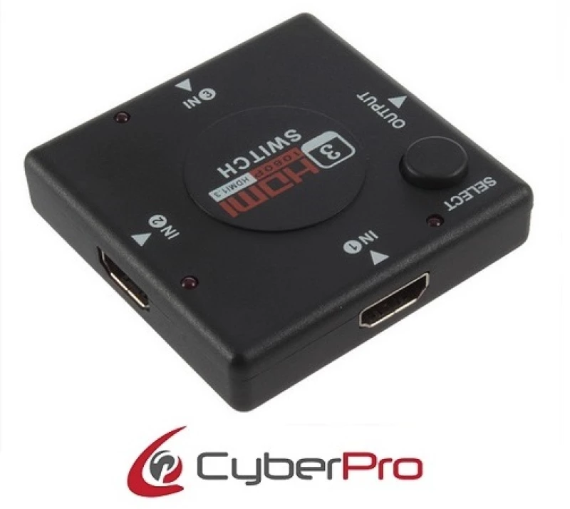 Cyberpro Cp-Hsw3 Hdmi Swich 3 In - 1 Out (Auto Function)