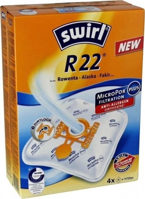 Swirl R22 Σακούλες Σκούπας 4τμχ