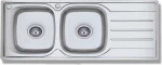Gloria Finox 304 Oregon Nova 18-1936 Ένθετος Νεροχύτης 116x50cm Inox Σατινέ