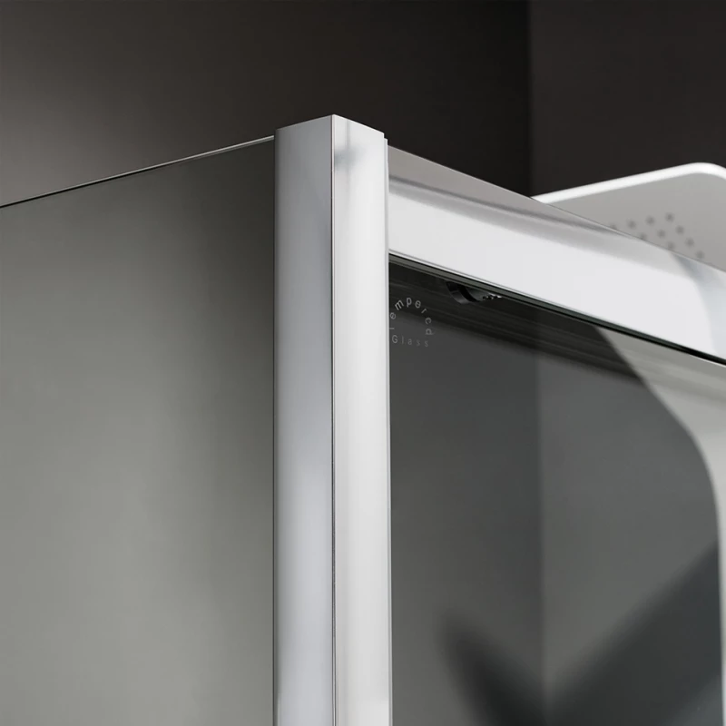 Axis Corner Entry Chrome Clean Glass 72x90x185 Παραλληλογραμμη Καμπίνα (#455-CX7290C-100)