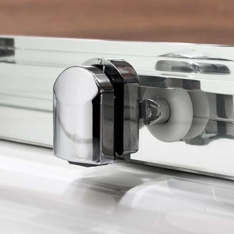 Axis Corner Entry Chrome Clean Glass 72x90x185 Παραλληλογραμμη Καμπίνα (#455-CX7290C-100)