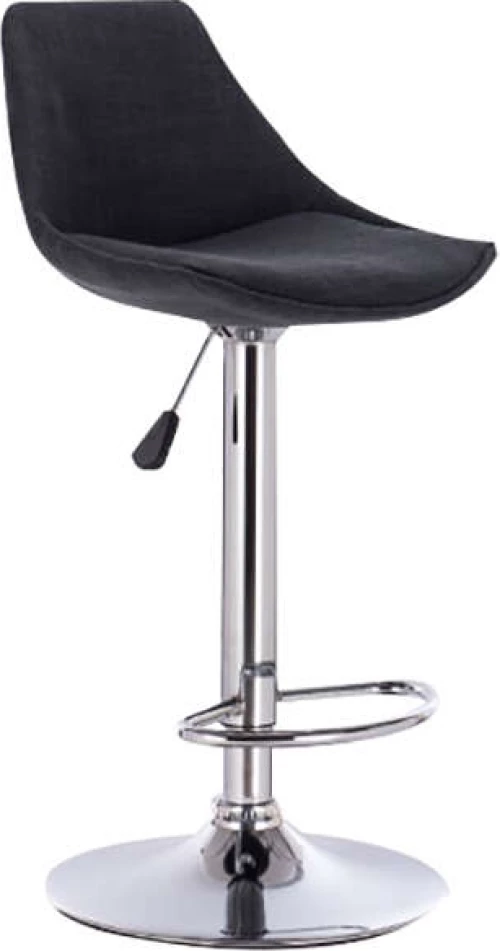 Σκαμπό Μπαρ Bar88 Black/Grey 38x46x85cm 2τμχ