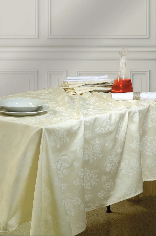 Rythmos Τραπεζομάντηλο 140x180 Jasmine Εκρού