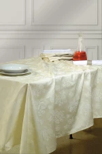Rythmos Τραπεζομάντηλο 140x180 Jasmine Εκρού